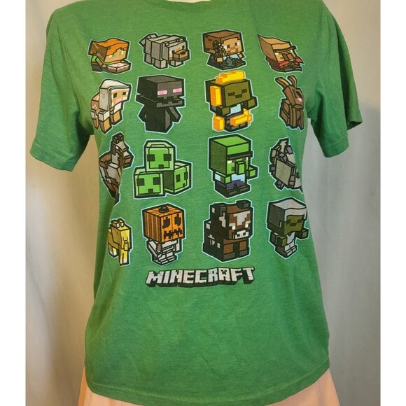 Mojang Studios Official MINECRAFT Short-Sleeve T-Shirt Green Size XL - Picture 1 of 5